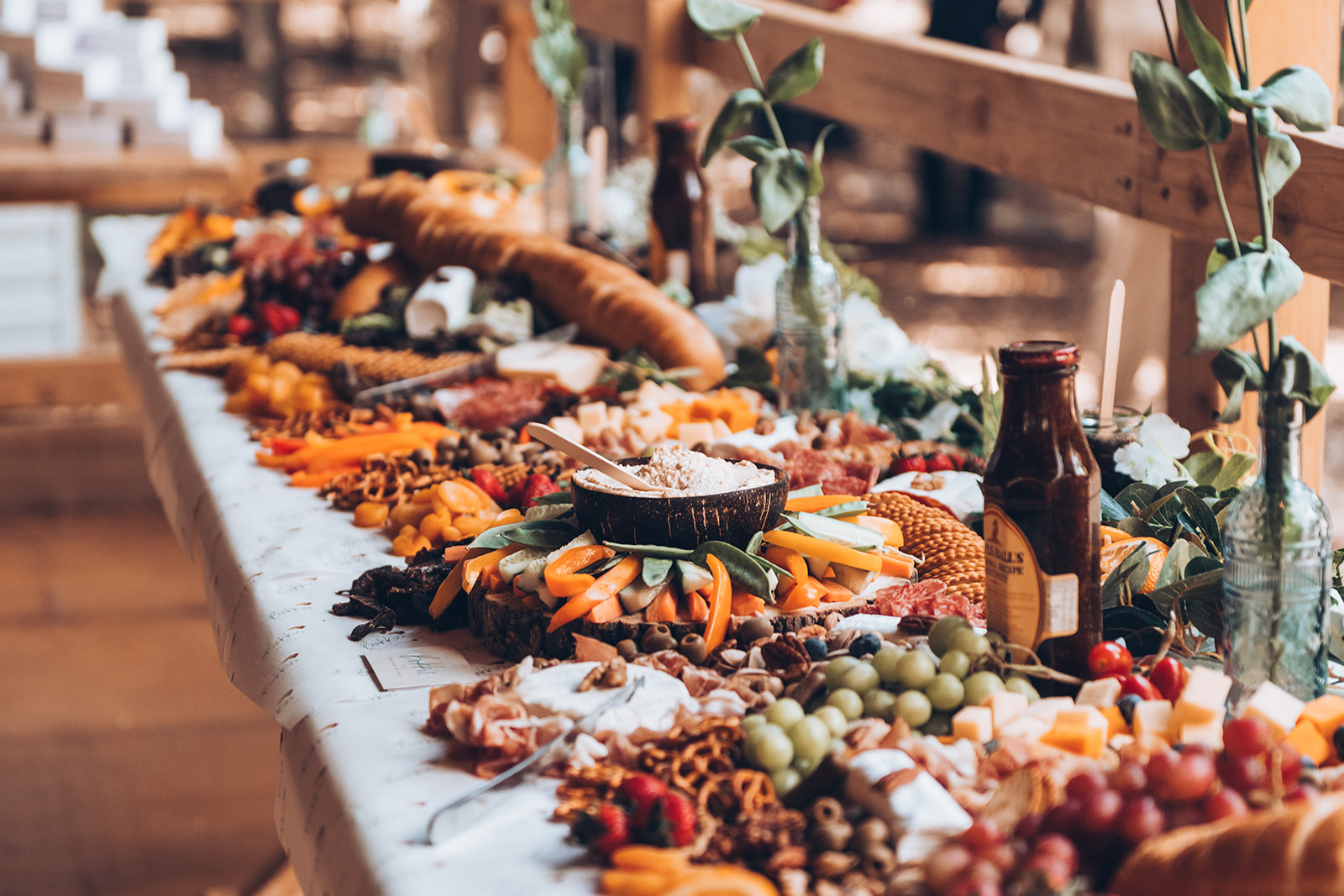 Alpaca's getting romantic at a wedding at coltsfoot country retreat